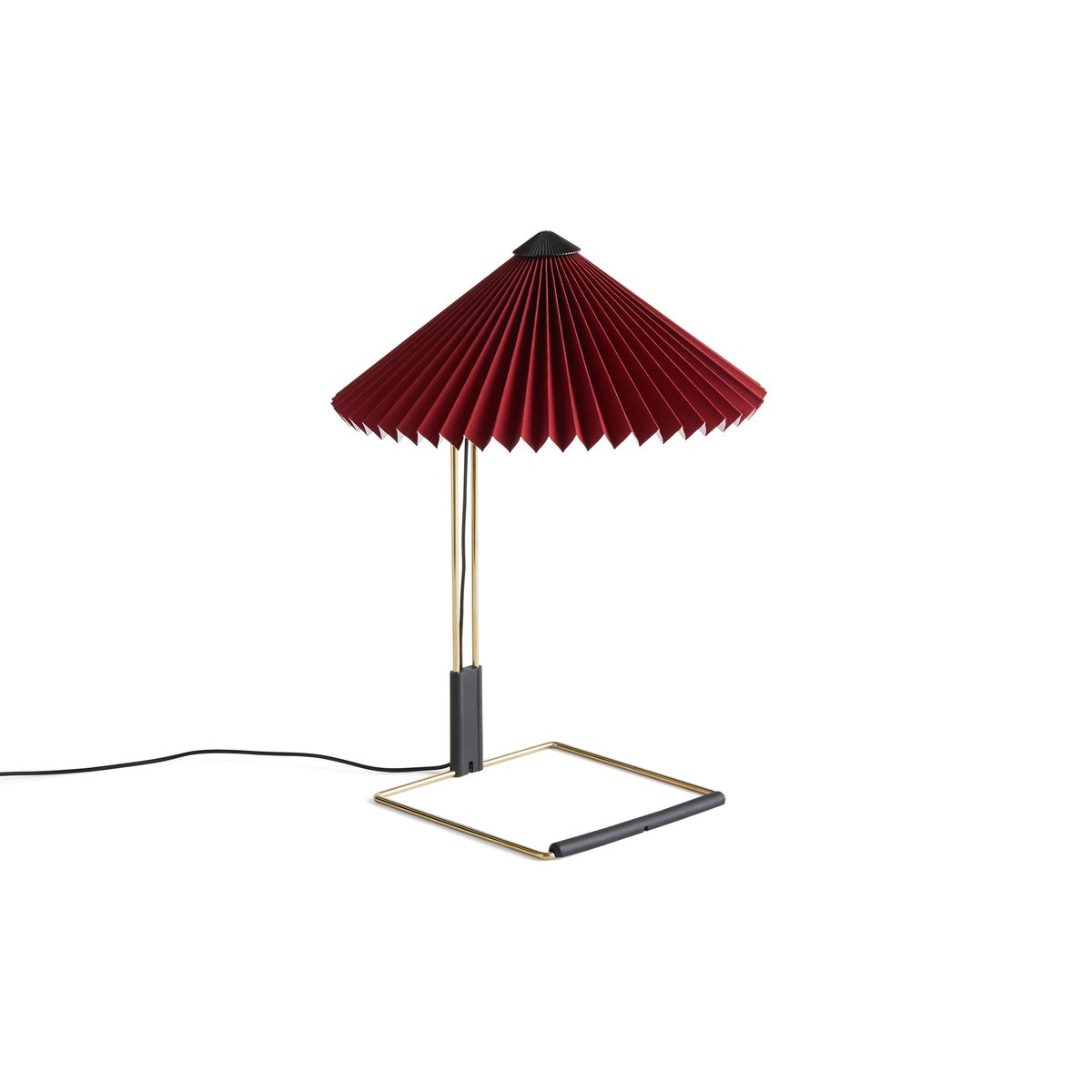 Bilde av HAY Matin table bordlampe Ø 30 cm Oxide red shade