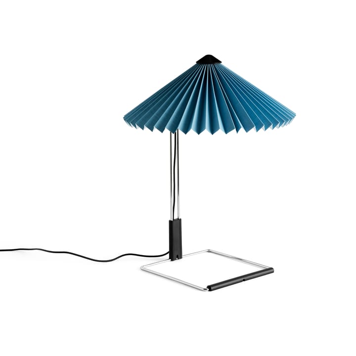 Matin table bordlampe Ø 30 cm - Placid blue-steel - HAY