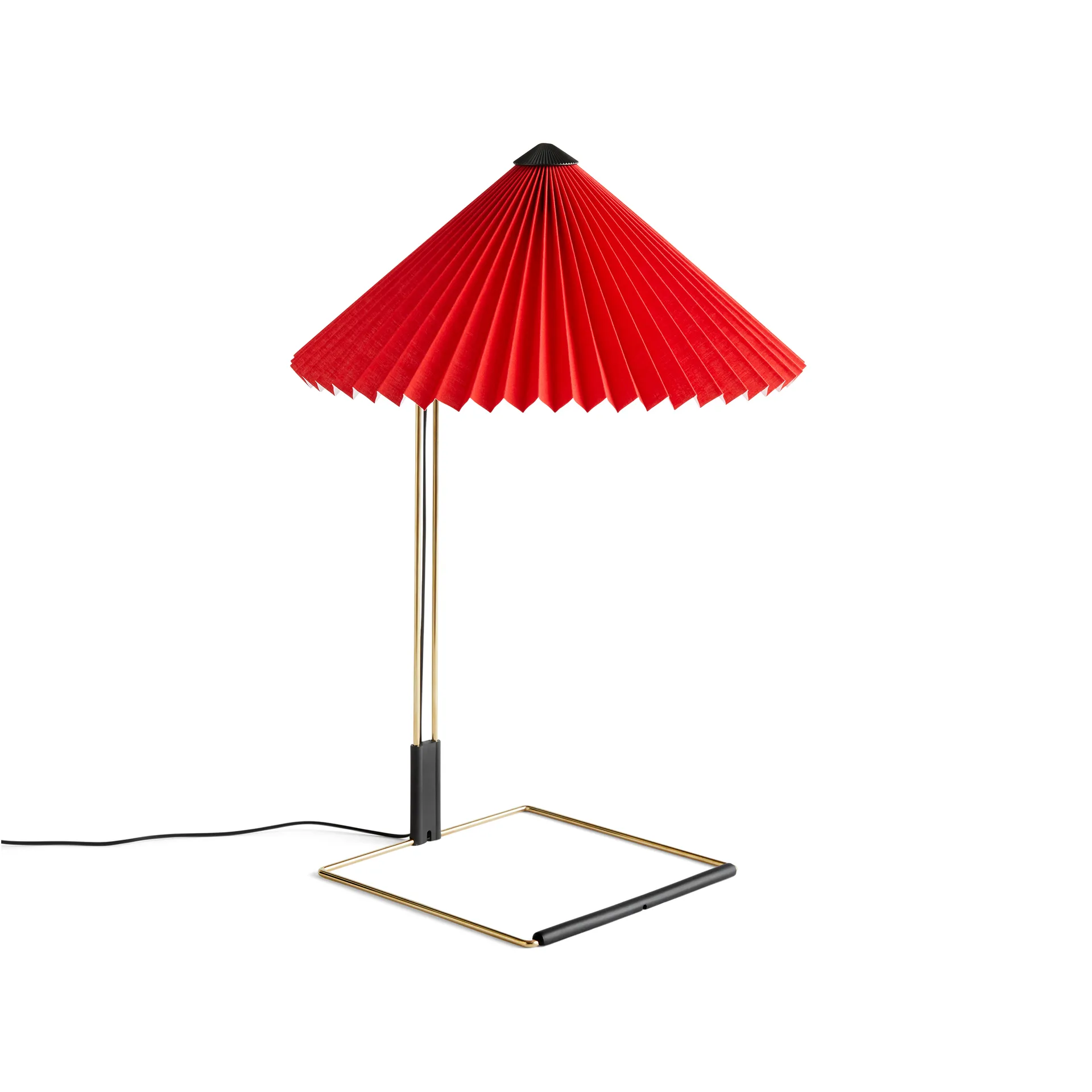 Matin table bordlampe Ø 38 cm, Bright red shade HAY