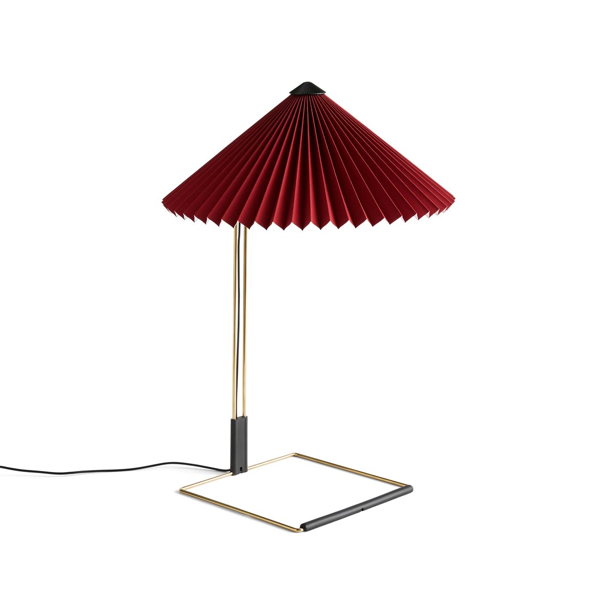 Bilde av HAY Matin table bordlampe Ø 38 cm Oxide red shade