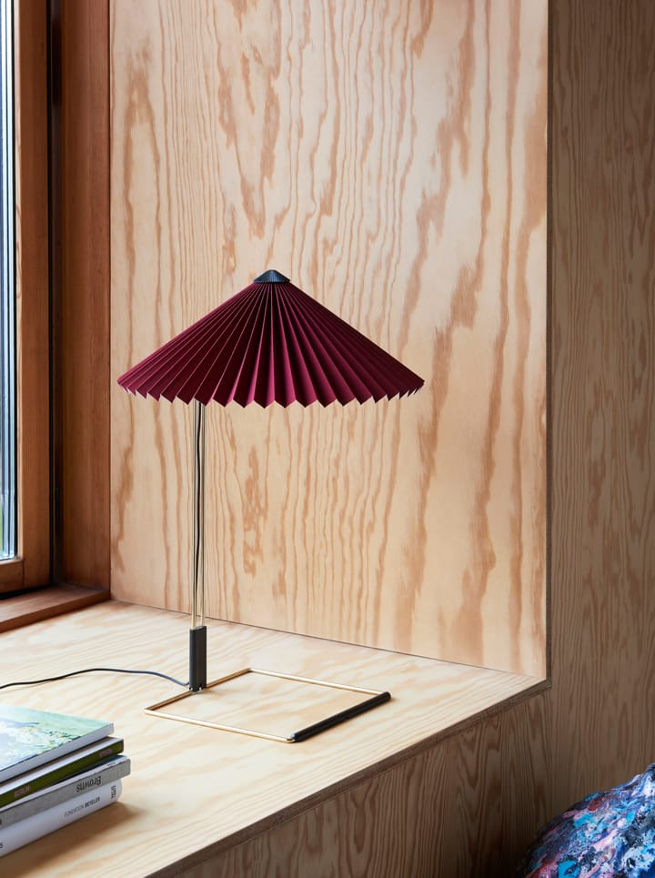 Matin table bordlampe Ø 38 cm, Oxide red shade HAY