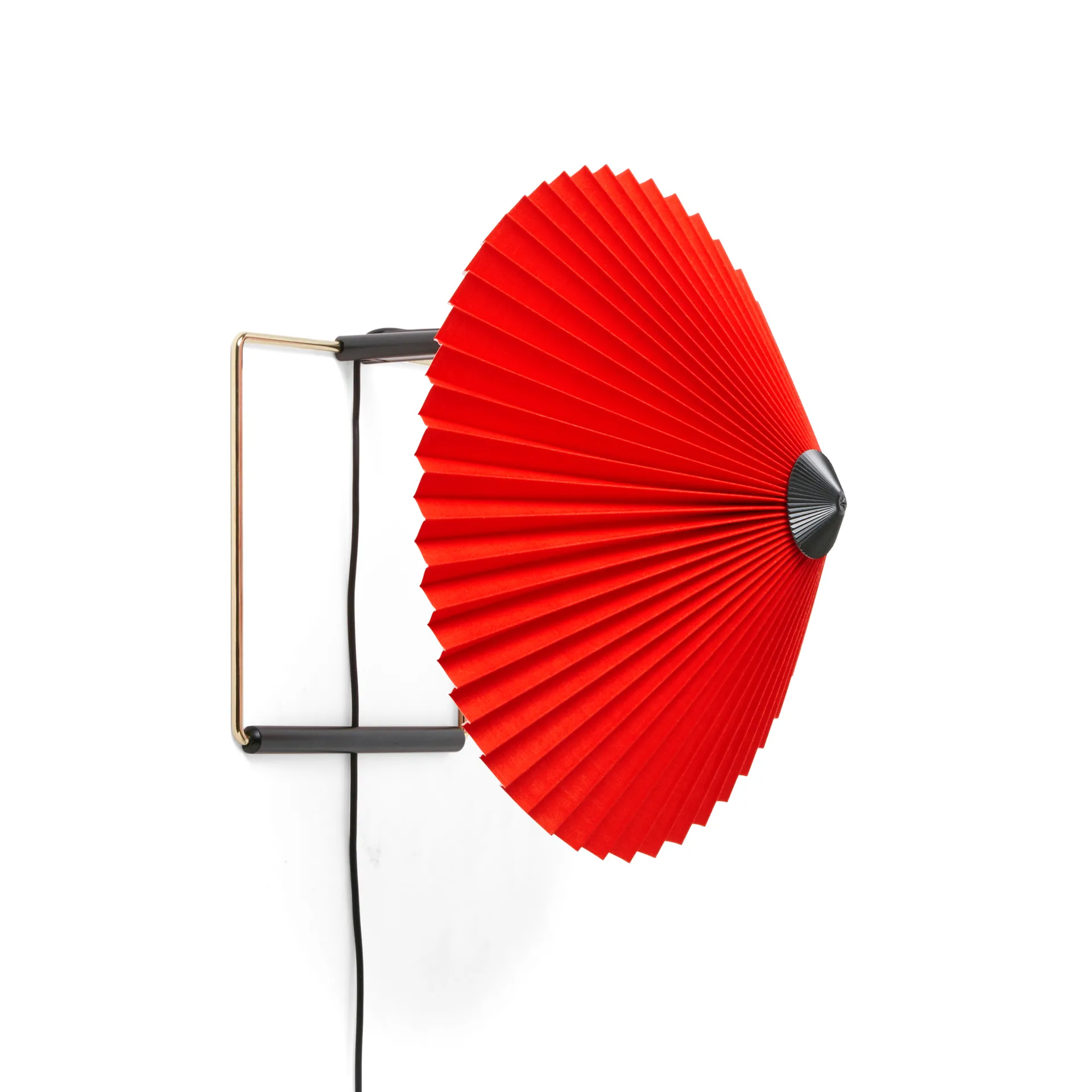 Matin wall vegglampe Ø 30 cm, Bright red shade HAY
