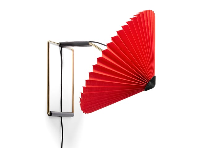 Matin wall vegglampe Ø 30 cm, Bright red shade HAY