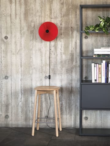 Matin wall vegglampe Ø 30 cm - Bright red shade - HAY