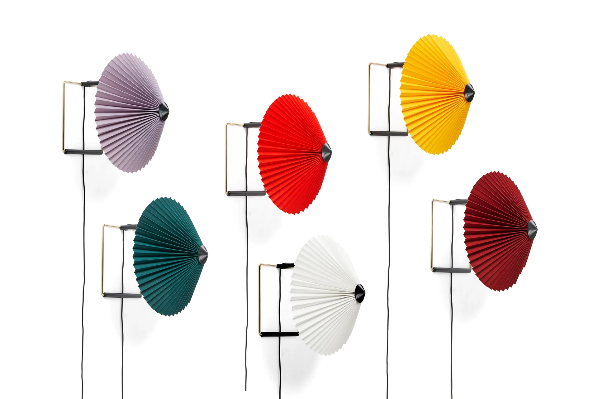 Matin wall vegglampe Ø 30 cm, Oxide red shade HAY