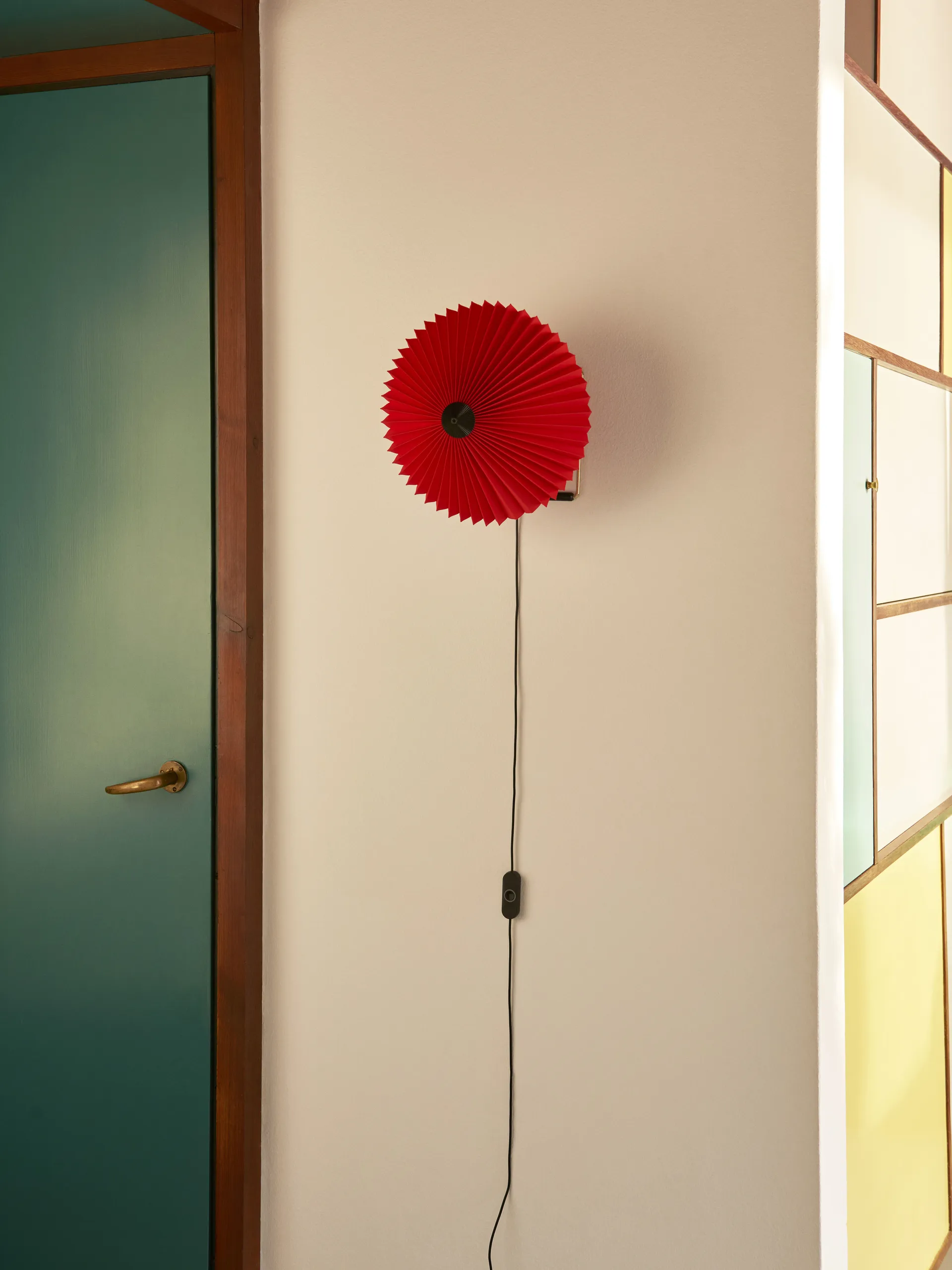Matin wall vegglampe Ø 30 cm, Oxide red shade HAY