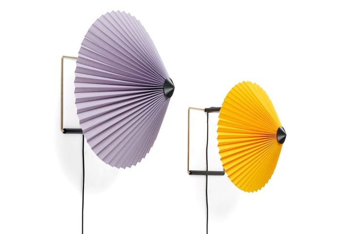 Matin wall vegglampe Ø 30 cm, Yellow shade HAY