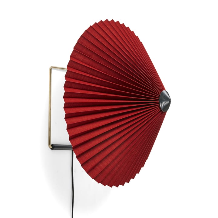 Matin wall vegglampe Ø 38 cm - Oxide red shade - HAY