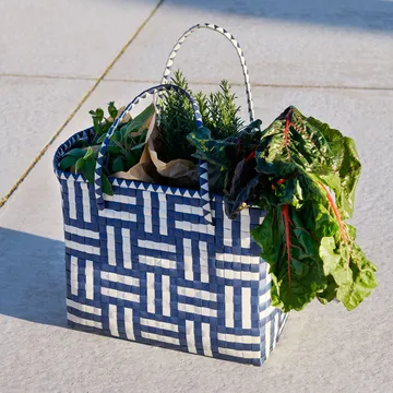 Maxim Bag veske - blue and sand, L - HAY