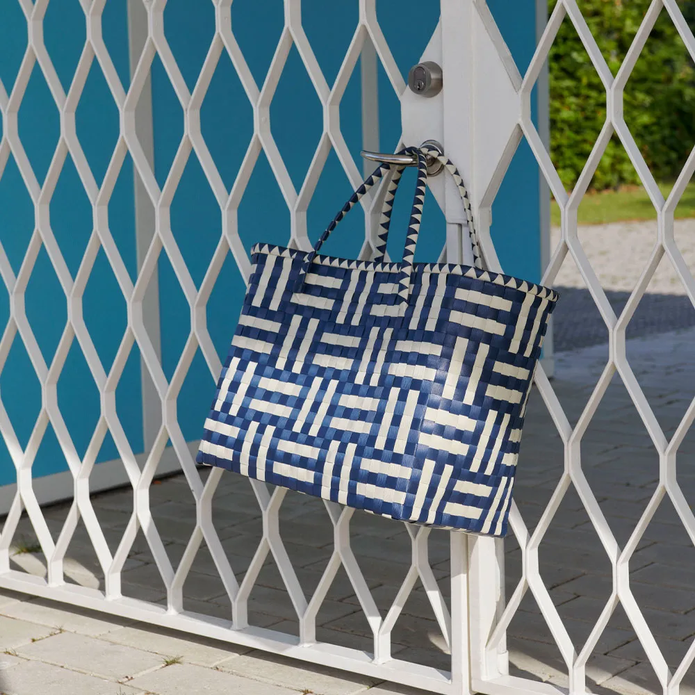 Maxim Bag veske, blue and sand, L HAY