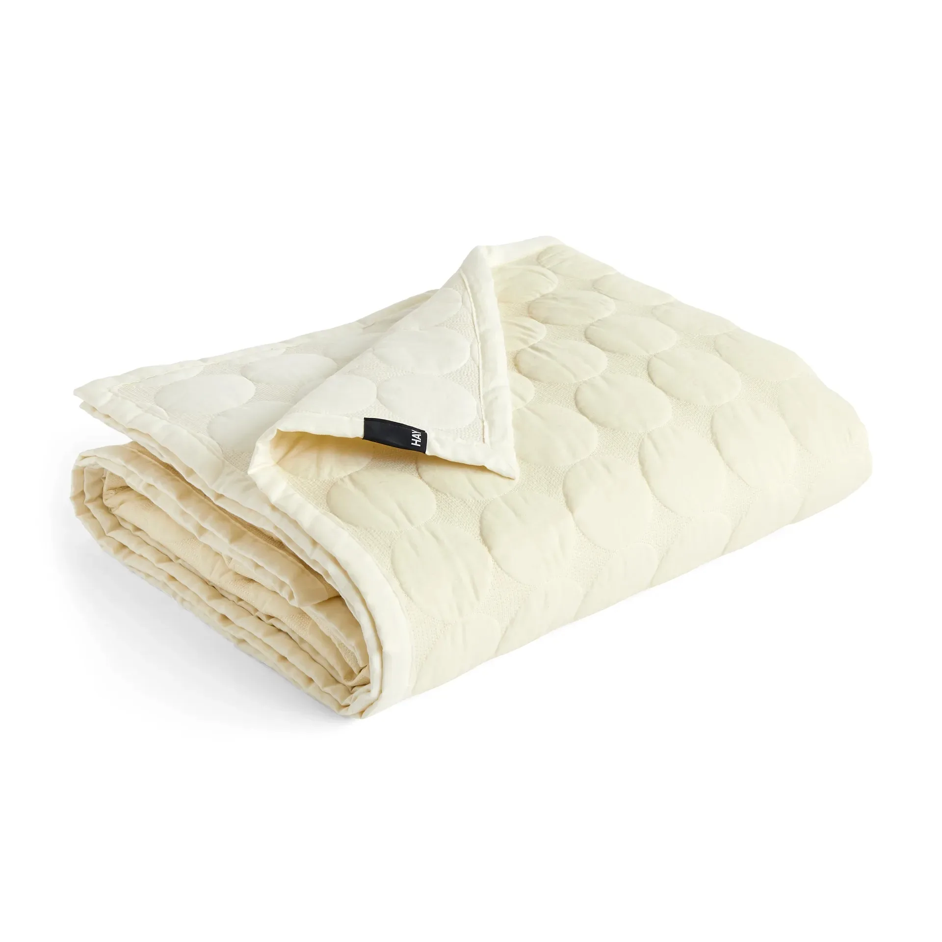 Mega Dot sengeteppe 235x245 cm, Ivory HAY
