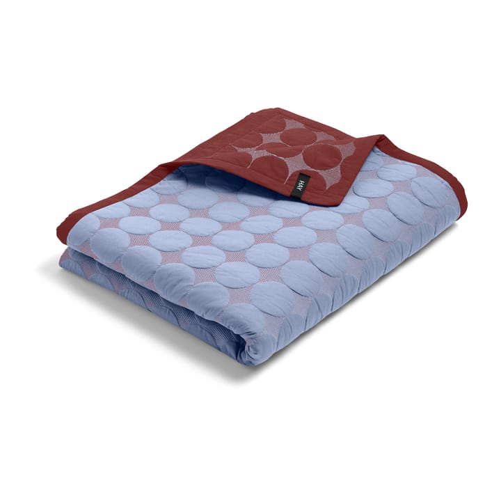 Mega Dot sengeteppe 235x245 cm - Light blue - HAY