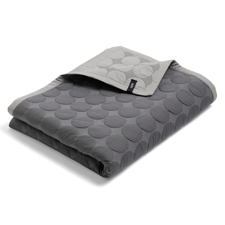 Mega Dot sengeteppe 260x260 cm, Dark grey HAY