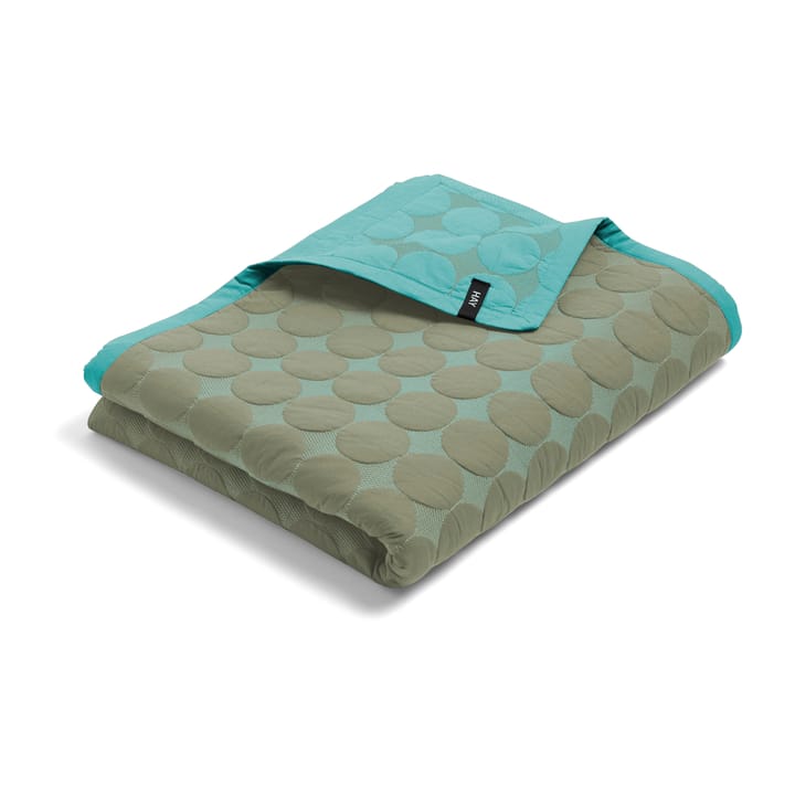 Mega Dot sengeteppe 260x260 cm - Olive green - HAY