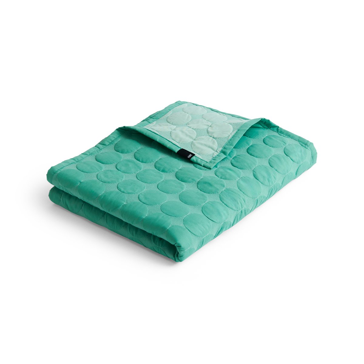 HAY Mega Dot sengeteppe organic 235x245 cm Sea green