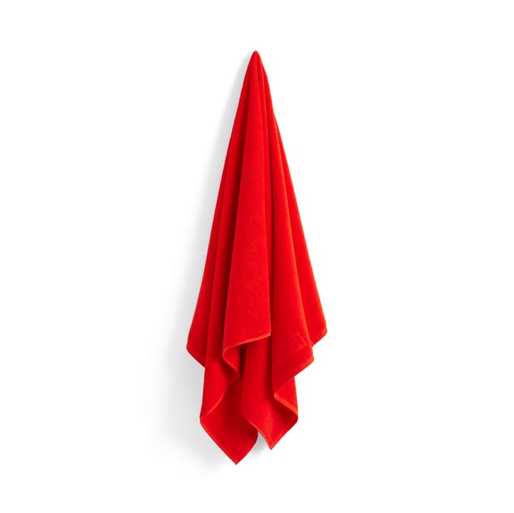 Mono badehåndkle 70 x 140 cm - Poppy red - HAY
