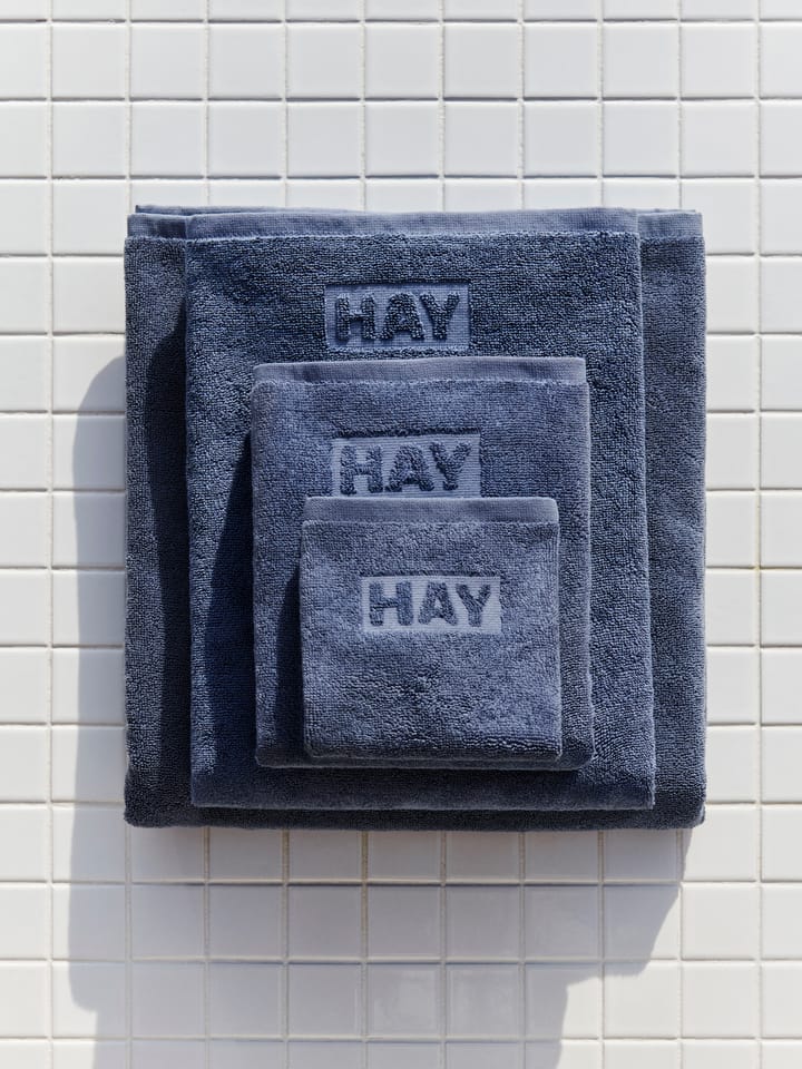 Mono håndkle 30 x 30 cm, Steel blue HAY