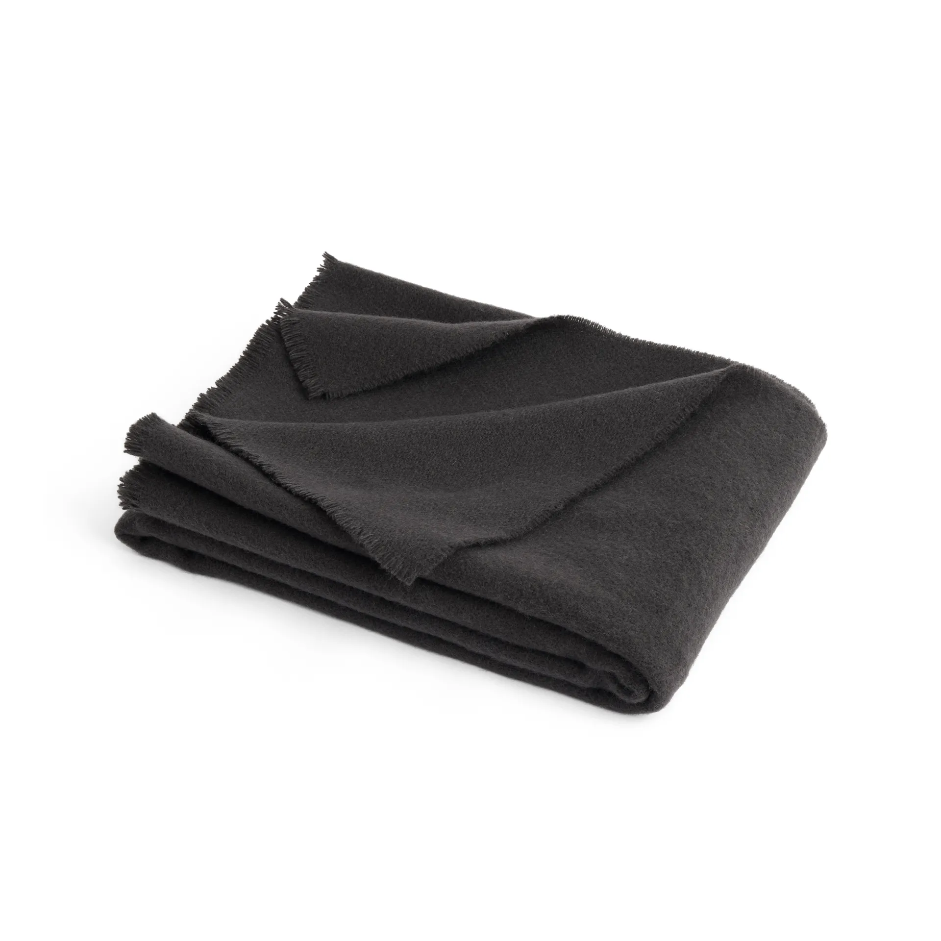 Mono ullpledd 130x180 cm, Charcoal HAY