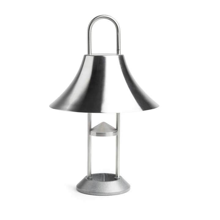 Mousqueton portabel bordlampe 30,5 cm - Brushed stainless steel - HAY