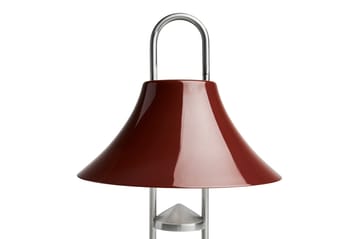 Mousqueton portabel bordlampe 30,5 cm - Iron red - HAY