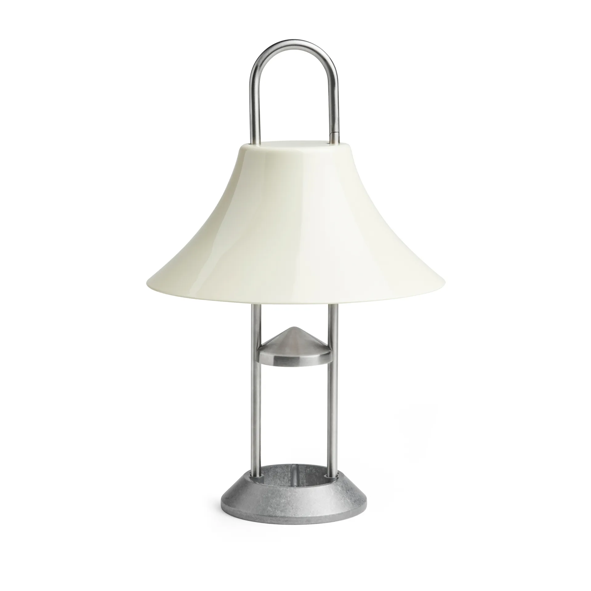 Mousqueton portabel bordlampe 30,5 cm, Oyster white HAY