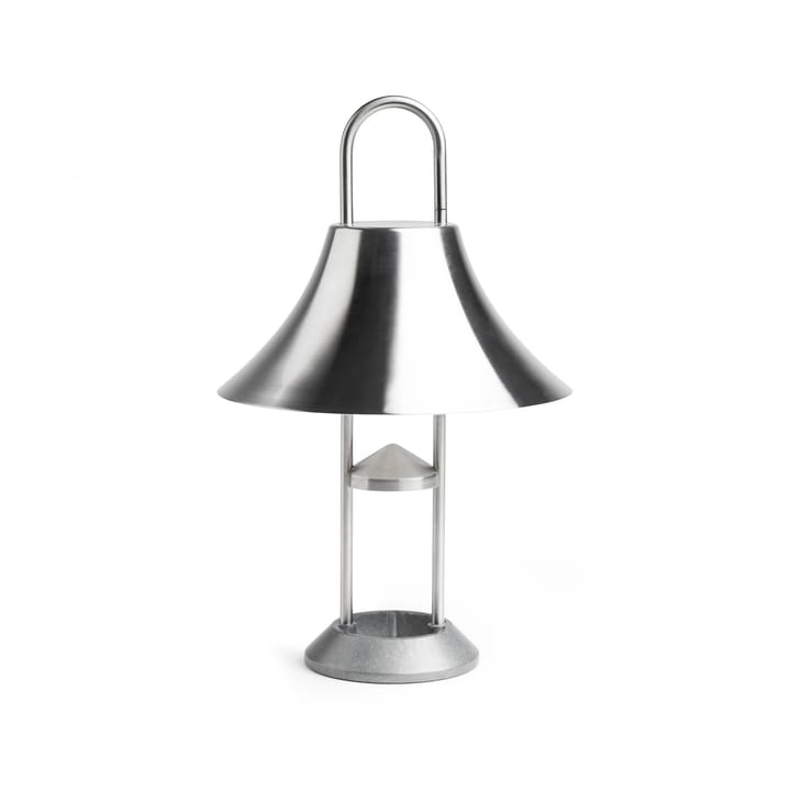 Mousqueton portabel bordlampe - Brushed stainless steel - HAY