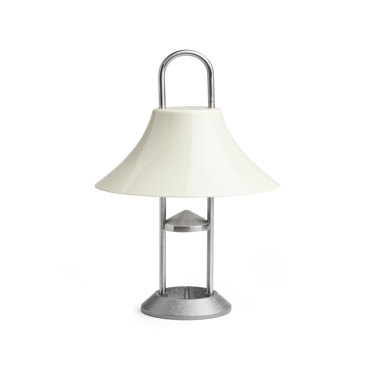 Bilde av HAY Mousqueton portabel bordlampe Oyster white