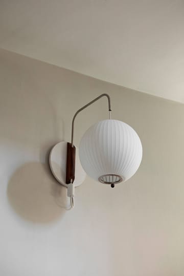 Nelson Bubble Ball vegglampe - Off white - HAY