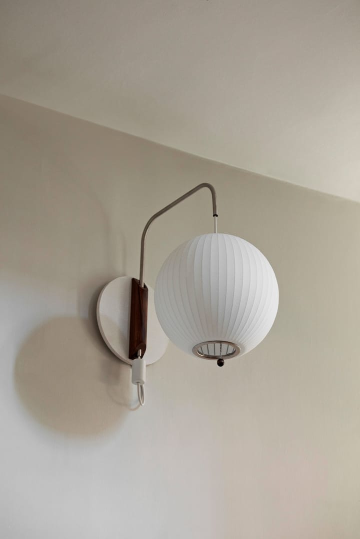 Nelson Bubble Ball vegglampe, Off white HAY