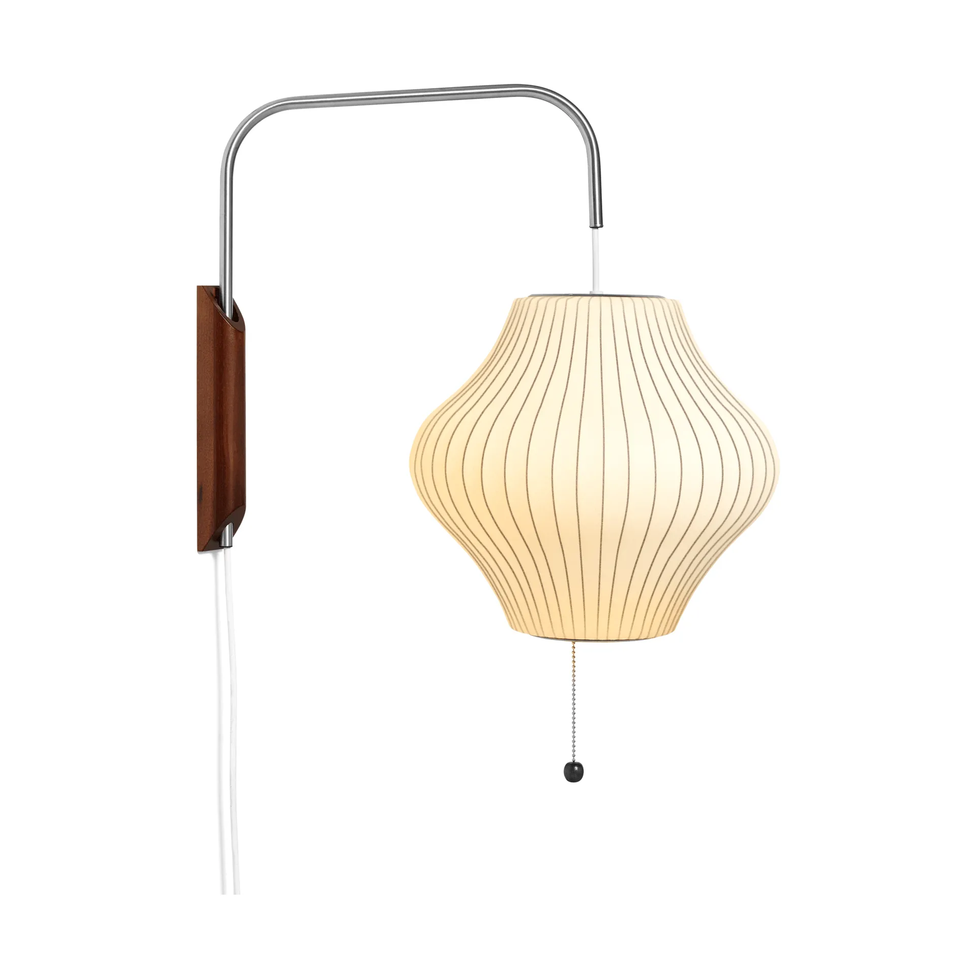 Nelson Bubble Pear vegglampe, Off white HAY