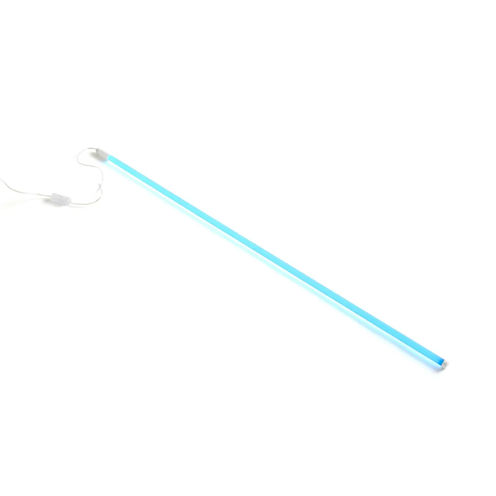 Neon Tube Slim lysrør 120 cm, Blue, 120 cm HAY