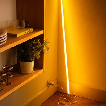 Neon Tube Slim lysrør 50 cm - Blue, 50 cm - HAY