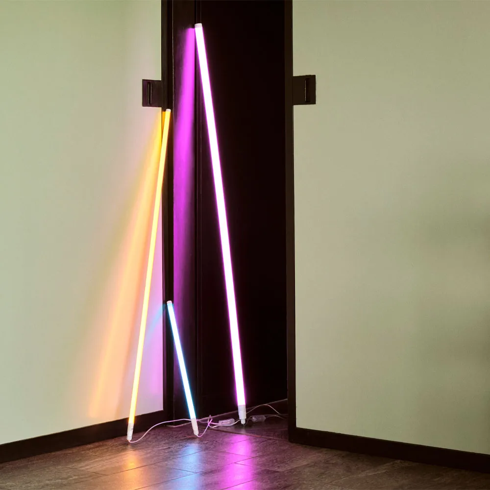 Neon Tube Slim lysrør 50 cm, Blue, 50 cm HAY