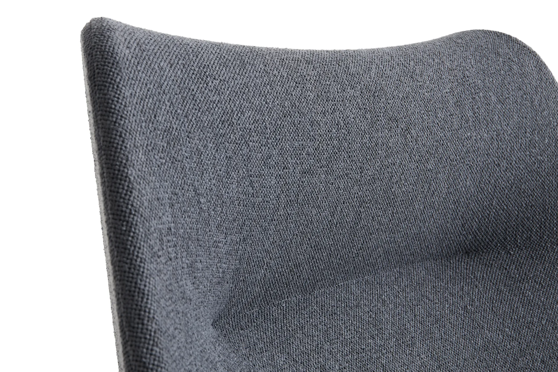 O2 Lounge Chair lenestol, Soft grey-svartlakkert stål HAY