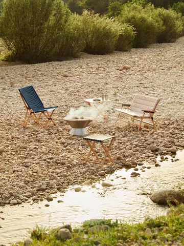 Outdoor Market krakk sammenleggbar - Beige-red - HAY