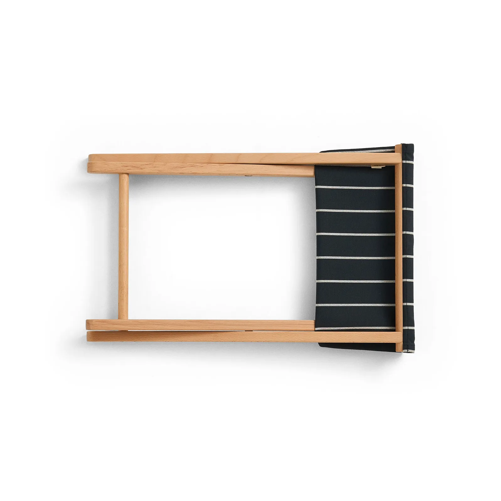 Outdoor Market krakk sammenleggbar, Black-beige HAY