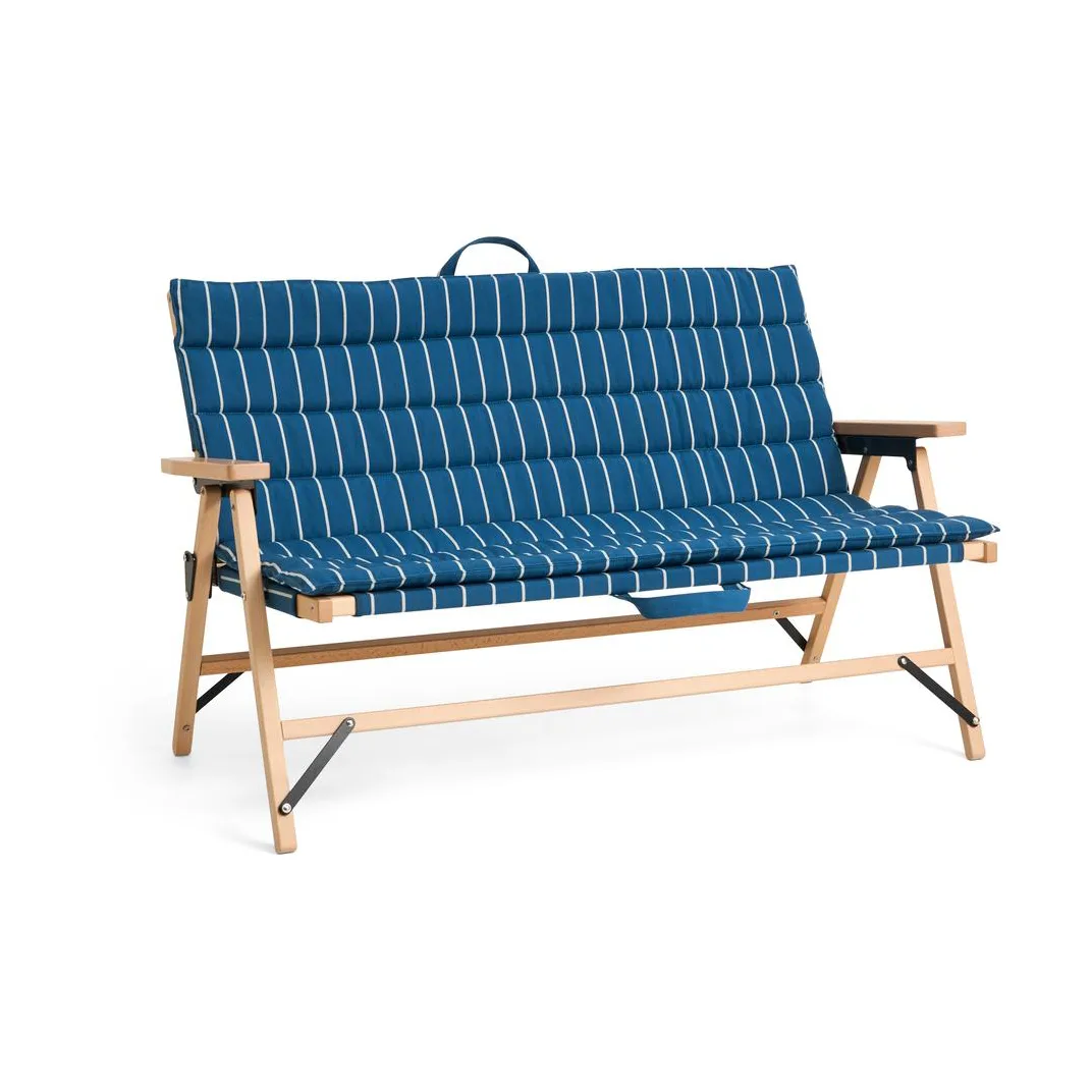 Outdoor Market pute til sofa, Blue-beige, 2-seter HAY