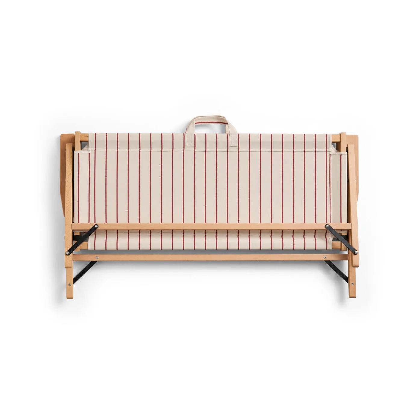 Outdoor Market sofa sammenleggbar, Beige-red, 2-seter HAY