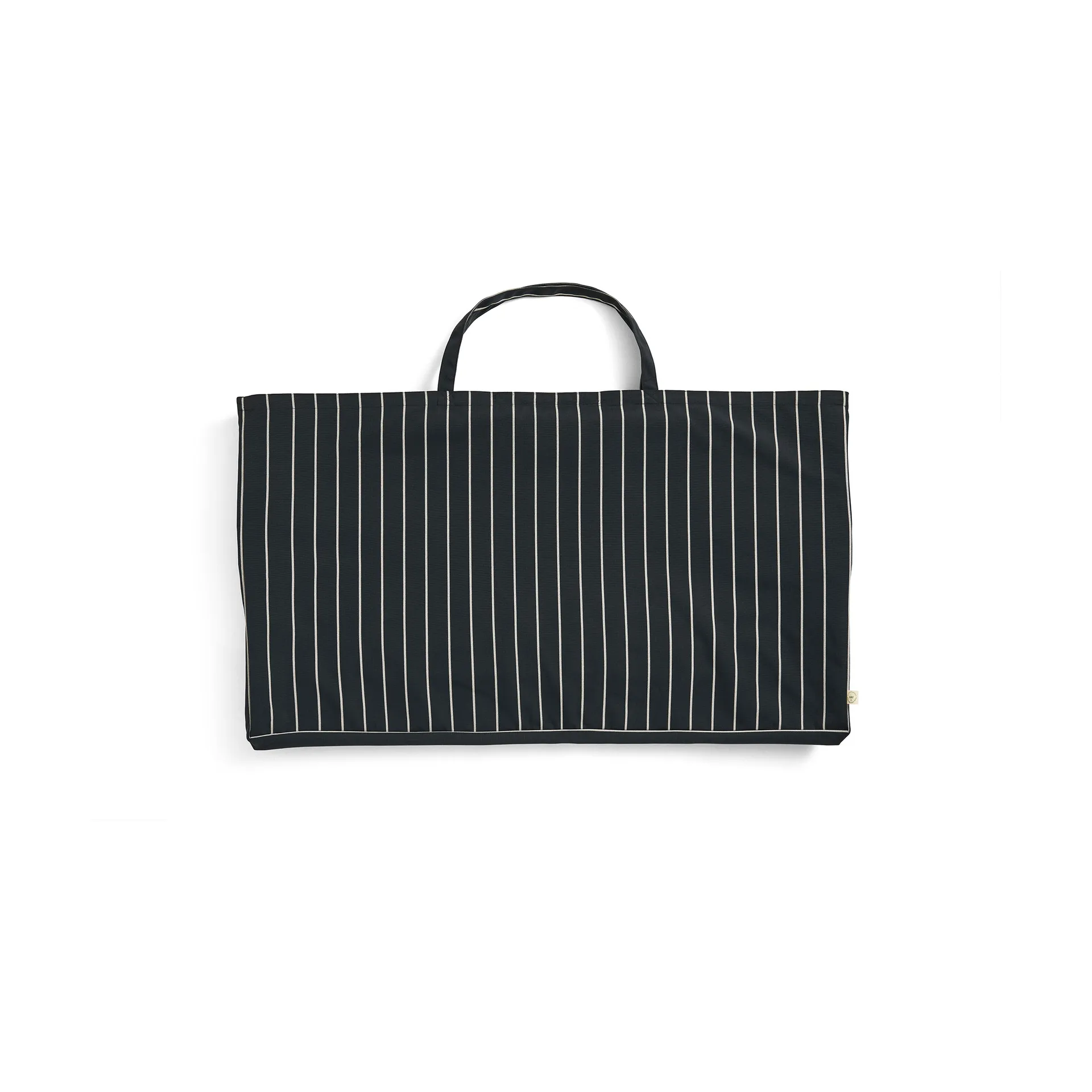 Outdoor Market sofa sammenleggbar, Black-beige, 2-seter HAY