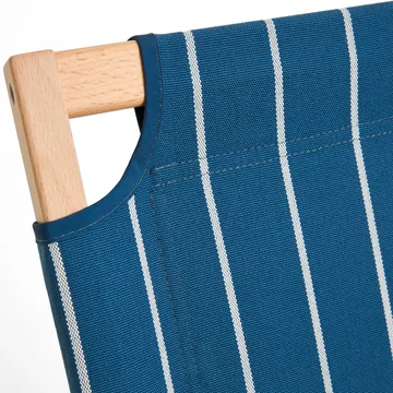 Outdoor Market sofa sammenleggbar - Blue-beige, 2-seter - HAY