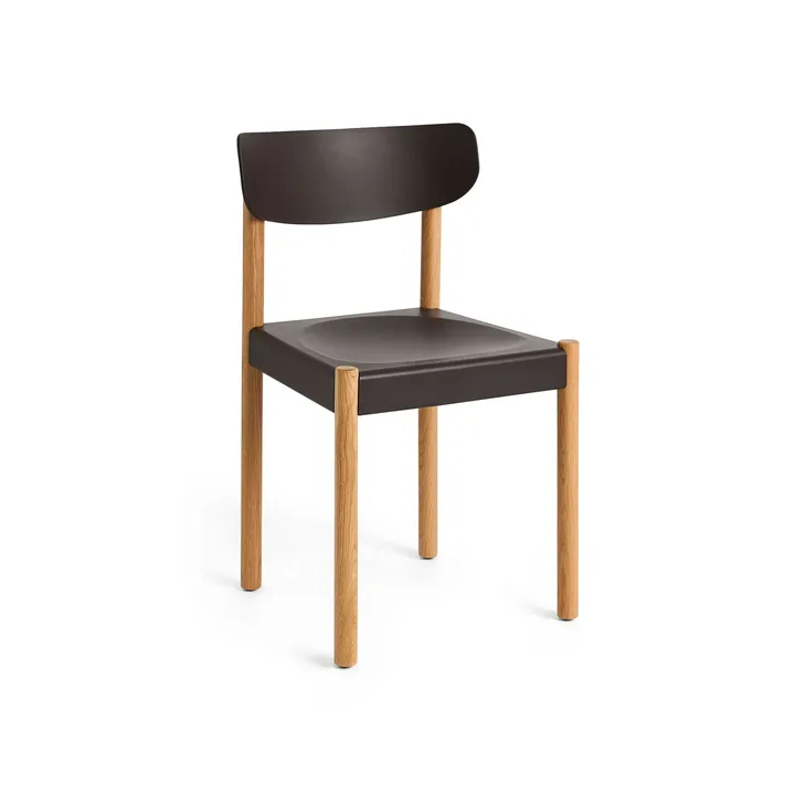 Pack Chair 10 stol - Oljet eik-graphite brown - HAY