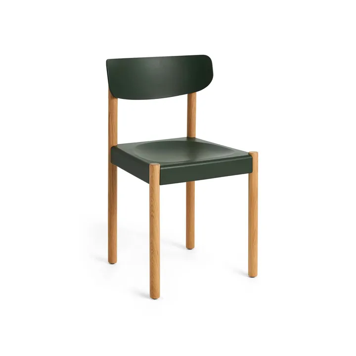 Pack Chair 10 stol - Oljet eik-palm green - HAY
