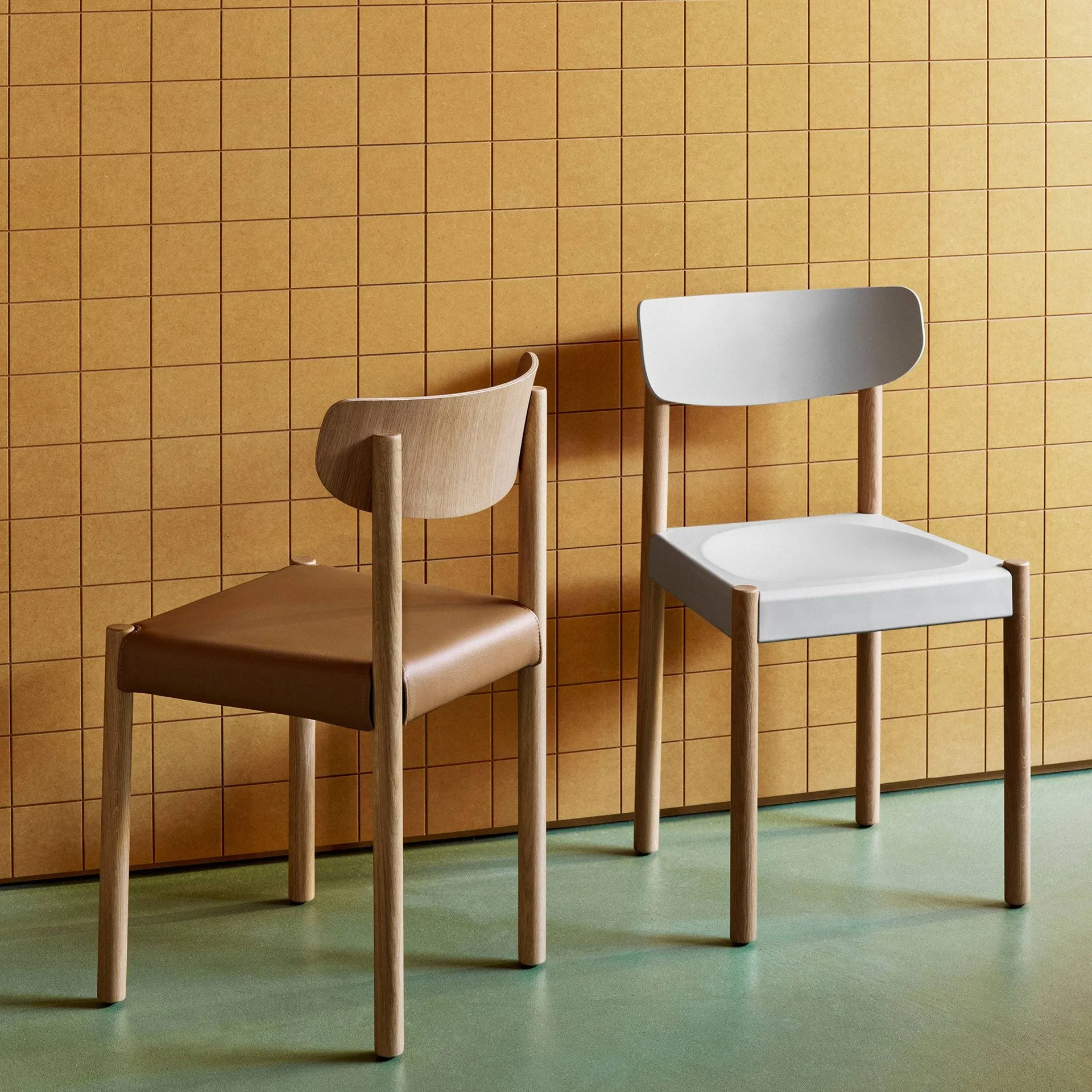 Pack Chair 11 stol, Iron black eik-Remix 356 HAY
