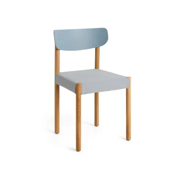 Pack Chair 11 stol - Oljet eik-ash blue-Steelcut 140 - HAY