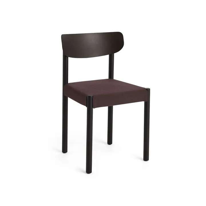 Pack Chair 11 stol - Oljet eik-graphite brown-Steelcut 695 - HAY