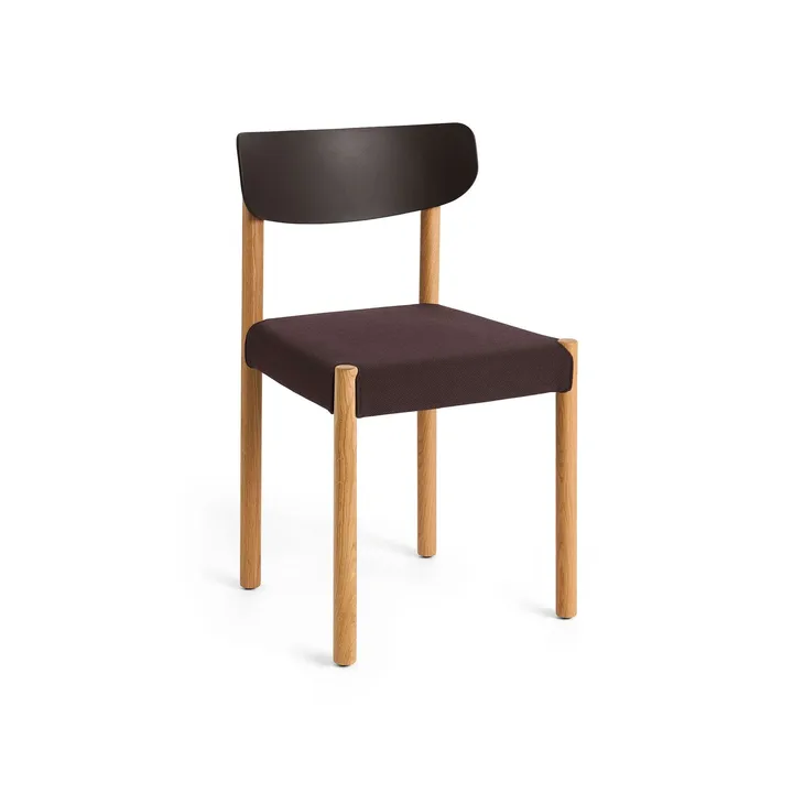 Pack Chair 11 stol - Oljet eik-graphite brown-Steelcut 695 - HAY