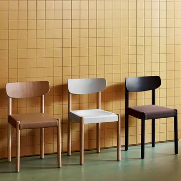 Pack Chair 11 stol - Oljet eik-graphite brown-Steelcut 695 - HAY