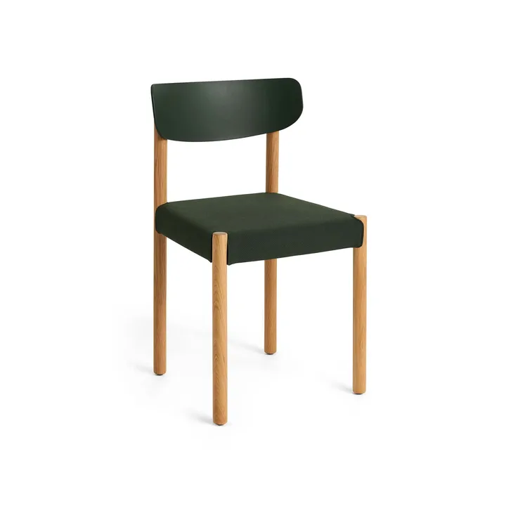 Pack Chair 11 stol - Oljet eik-palm green-Steelcut 975 - HAY