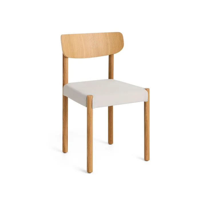 Pack Chair 11 stol - Oljet eik-Steelcut 220 - HAY