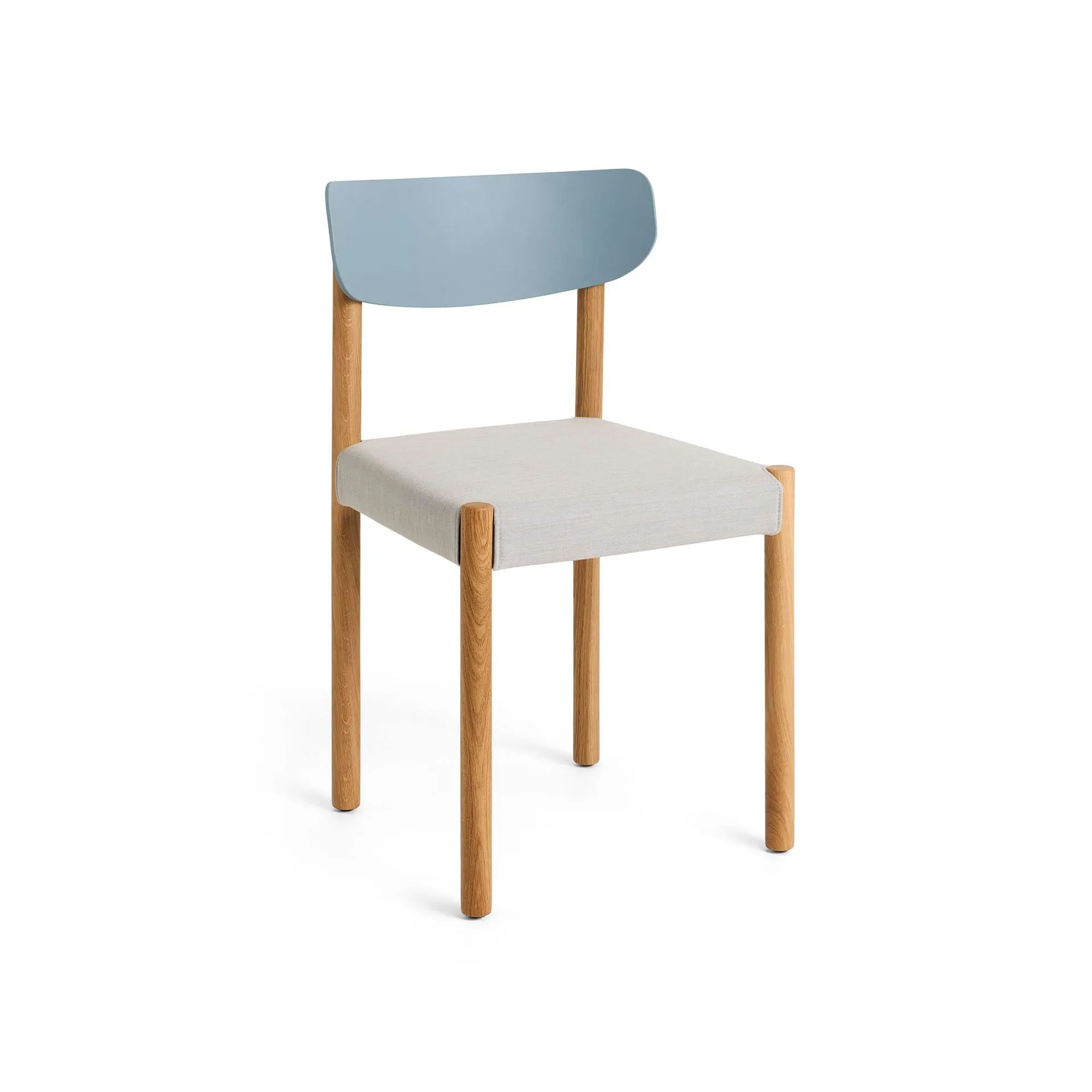 Pack Chair 11 stol, Oljt eik-ash blue-Remix 606 HAY